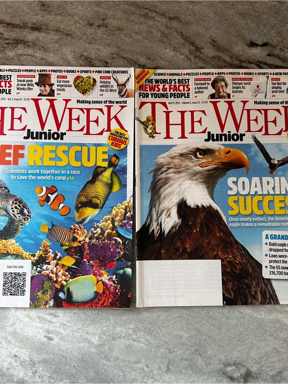 the week junior magazine lot
